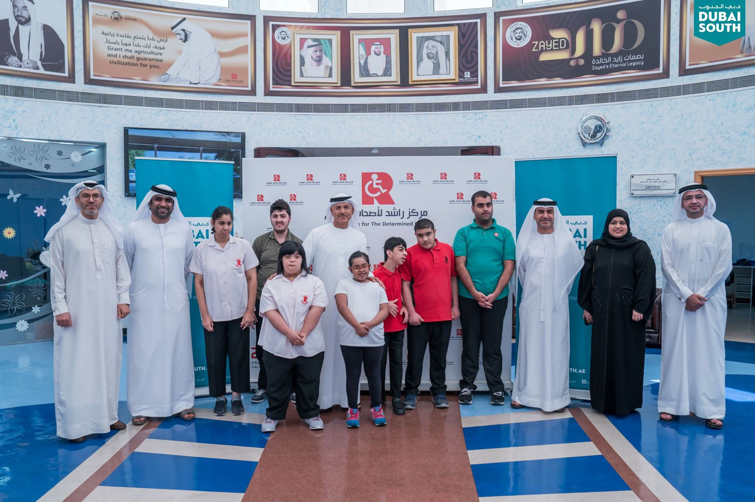 Senior-officials-the-management-team-of-Dubai-South-at-Rashid-Centre-for-the-Determined-Ones.jpg
