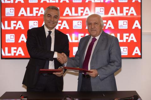 Alfa and Al Riyadi Club sign sponsorship deal for the men's basketball team participation in FIBA Asia Champions Cup in China