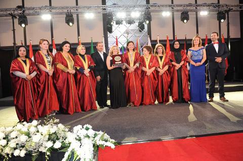 Golden Shield of Excellence Award 2016: Nahla Khaddage Bou Diab, COO of Al-Mawarid Bank, named amongst the Leading Arab Women influencers in Social Responsibility in the Lebanese Banking Industry
