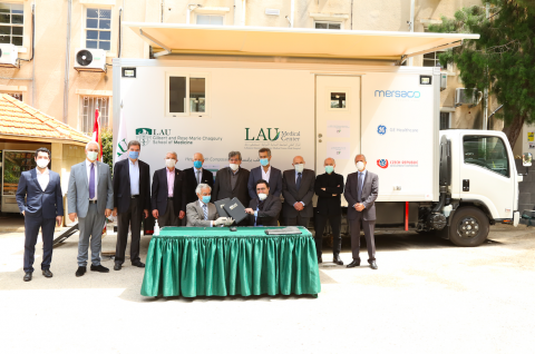AUMC RH NEWS | RDCL World donated 800 PCR tests to LAUMC RH to support the LAU mobile clinic national campaign